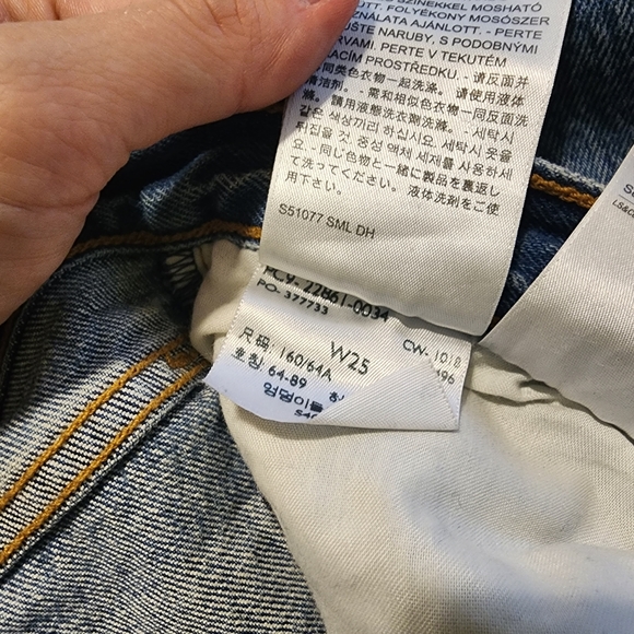 Levi's Wedgie Fit Icon Jeans Medium Wash These Dreams US 25 - Picture 6 of 16